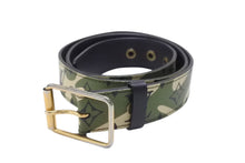 画像をギャラリービューアに読み込む, LOUIS VUITTON ルイヴィトン ベルト サンチュール モノグラモフラージュ 村上隆 サイズ90 M9646U ゴールド金具 美品 中古 4b006699