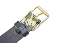画像をギャラリービューアに読み込む, LOUIS VUITTON ルイヴィトン ベルト サンチュール モノグラモフラージュ 村上隆 サイズ90 M9646U ゴールド金具 美品 中古 4b006699