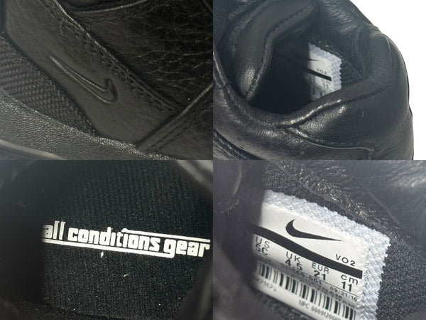新品同様 NIKE ナイキ AIR MAX GOADOME エアマックス ゴアドーム スニーカー ベビー 子供用 レザー ブラック サイズ11cm 中古 4b006702