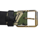 画像をギャラリービューアに読み込む, LOUIS VUITTON ルイヴィトン ベルト サンチュール モノグラモフラージュ 村上隆 サイズ90 M9646U ゴールド金具 美品 中古 4b006705