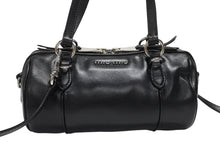 Load image into Gallery viewer, MIUMIU ミュウミュウ 2WAY ショルダーバッグ ハンドバッグ レザー ブラック シルバー金具 美品 中古 4b006708