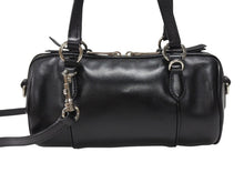 Load image into Gallery viewer, MIUMIU ミュウミュウ 2WAY ショルダーバッグ ハンドバッグ レザー ブラック シルバー金具 美品 中古 4b006708