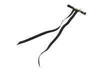 画像をギャラリービューアに読み込む, 新品未使用 CHANEL シャネル ヘアアクセサリー バレッタ ココマーク 25P刻印 AAA839 サテン シルク ブラック 中古 4b006711