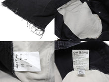 画像をギャラリービューアに読み込む, 極美品 Saint Michael セントマイケル ダブルニー デニムショーツ ダメージ加工 SM-HR8-0000-071 ブラック コットン サイズM 中古 4b006718