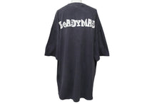 画像をギャラリービューアに読み込む, READY MADE レディメイド PEACE ピース 両面プリント ダメージ加工 半袖Tシャツ RE-CO-BK-00-00-280 ブラック サイズXXL 美品 中古 4b006720