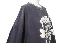 画像をギャラリービューアに読み込む, READY MADE レディメイド PEACE ピース 両面プリント ダメージ加工 半袖Tシャツ RE-CO-BK-00-00-280 ブラック サイズXXL 美品 中古 4b006720