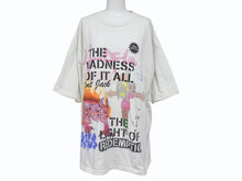 画像をギャラリービューアに読み込む, 極美品 SAINT MICHAEL セントマイケル 23SS 半袖Ｔシャツ Travis Scott Utopia コットン ホワイト マルチカラー サイズXL 中古 4b006725