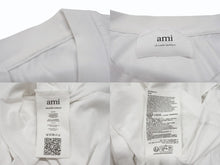 画像をギャラリービューアに読み込む, Ami Paris アミ パリス ロゴ 半袖Tシャツ ホワイト ハート刺繍 コットン 美品 中古 4b006726
