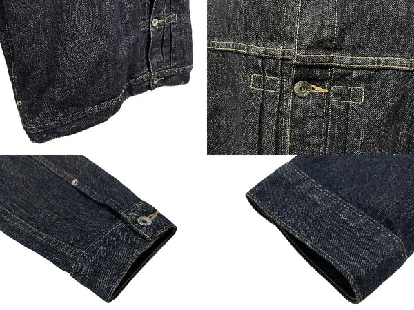 極美品 Levi's リーバイス デニム ジャケット ユーロリーバイス 大戦モデル 1st 70501 04 インディゴネイビー サイズXL 中古 4b006730