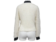 Load image into Gallery viewer, GIORGIO ARMANI ジョルジオアルマーニ ブルゾン ナイロン ポリエステル セルロース 38 白 ホワイト 美品 中古 4b006732