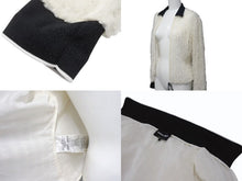 Load image into Gallery viewer, GIORGIO ARMANI ジョルジオアルマーニ ブルゾン ナイロン ポリエステル セルロース 38 白 ホワイト 美品 中古 4b006732