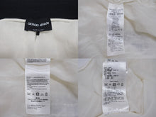 Load image into Gallery viewer, GIORGIO ARMANI ジョルジオアルマーニ ブルゾン ナイロン ポリエステル セルロース 38 白 ホワイト 美品 中古 4b006732