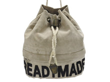 Load image into Gallery viewer, READYMADE レディメイド ROPE SACK ロープサック 巾着バッグ コットン カーキ ブラック アイボリー 良品 中古 4b006737