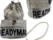 Load image into Gallery viewer, READYMADE レディメイド ROPE SACK ロープサック 巾着バッグ コットン カーキ ブラック アイボリー 良品 中古 4b006737