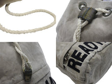 Load image into Gallery viewer, READYMADE レディメイド ROPE SACK ロープサック 巾着バッグ コットン カーキ ブラック アイボリー 良品 中古 4b006737