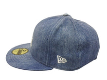 画像をギャラリービューアに読み込む, NEW ERA ニューエラ LA ロサンゼルスドジャース キャップ 帽子 デニム ポリエステル ブルー サイズ7 3/8 (58.7cm) 美品 中古 4b006740