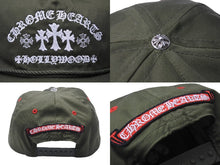 画像をギャラリービューアに読み込む, 新品未使用 CHROME HEARTS クロムハーツ GAS STATION KING TACO 3 セメタリ―クロス トラッカーキャップ カーキ 中古 4b004740