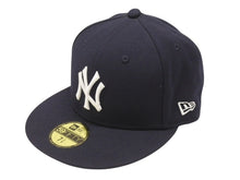 画像をギャラリービューアに読み込む, 極美品 NEWERA ニューエラ ニューヨークヤンキース GORE-TEX ゴアテックス キャップ 帽子 ネイビー サイズ3 3/8(58.7cm) 中古 4b006742