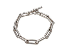 画像をギャラリービューアに読み込む, HERMES Salambo エルメス ブレスレット サランボ 11コマ シルバー SV925 49.4g 美品 中古 4b006744