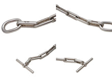 画像をギャラリービューアに読み込む, HERMES Salambo エルメス ブレスレット サランボ 11コマ シルバー SV925 49.4g 美品 中古 4b006744