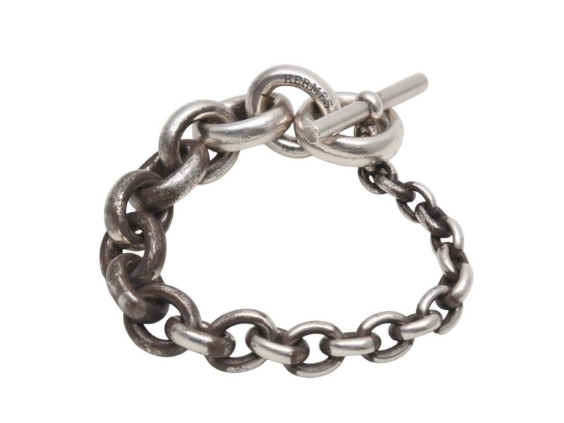 HERMES Crescendo エルメス ブレスレット クレッシェンド ドイツ製 24コマ シルバー SV925 100,1g 美品 中古 4b006745