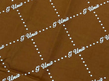 画像をギャラリービューアに読み込む, 新品未使用 50CENT 50セント G-Unit Gユニット バンダナ ブラウン ホワイト プリント HIP HOP Queens 中古 4b006746