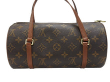 Load image into Gallery viewer, LOUIS VUITTON ルイヴィトン パピヨン26 ハンドバッグ M51386 モノグラム PVC レザー ブラウン ゴールド金具 美品 中古 4b006754