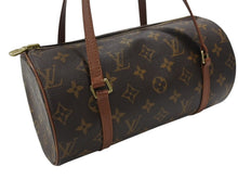 Load image into Gallery viewer, LOUIS VUITTON ルイヴィトン パピヨン26 ハンドバッグ M51386 モノグラム PVC レザー ブラウン ゴールド金具 美品 中古 4b006754