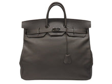 画像をギャラリービューアに読み込む, 極美品 HERMES エルメス ハンドバッグ オータクロア50 グレー系 トリヨンクレマンス シルバー金具 □O刻印 中古 4b006755