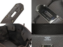 画像をギャラリービューアに読み込む, 極美品 HERMES エルメス ハンドバッグ オータクロア50 グレー系 トリヨンクレマンス シルバー金具 □O刻印 中古 4b006755