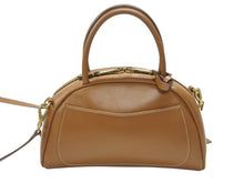 Load image into Gallery viewer, 極美品 MIUMIU ミュウミュウ ショルダーバッグ クロスボディバッグ 2WAYバッグ レザー ブラウン ゴールド金具 中古 4b006756