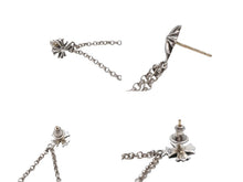 画像をギャラリービューアに読み込む, 新品未使用 CHROME HEARTS クロムハーツ DICE DBL ダブルダイス ピアス 重量約10.0g 2017/.925刻印 シルバ−925 片耳用 中古 4b006761