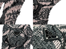 画像をギャラリービューアに読み込む, 極美品 PRADA プラダ Wool Pocket Gloves ウール ポケット グローブ 21FW 27447 トライングルロゴ サンプル 手袋 総柄 中古 4b006763