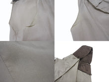 Load image into Gallery viewer, MIUMIU ミュウミュウ 06SS ノースリーブ チュニック トップス MT572 HAO シルク ベージュ ブラウン サイズ42 美品 中古 4b006768