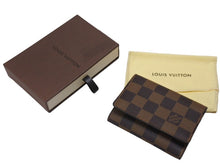 画像をギャラリービューアに読み込む, 新品同様 LOUIS VUITTON ルイヴィトン アンヴェロップ カルト ドゥ ヴィジット カードケース N62920 ダミエ ブラウン 中古 4b006770