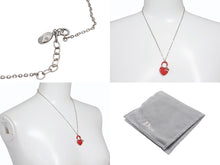 画像をギャラリービューアに読み込む, 新品未使用 Christian Dior クリスチャンディオール Short Heart ネックレス N0130LMDLQ 重量約10.5g 全長約46cm ハートモチーフ 中古 4b006771
