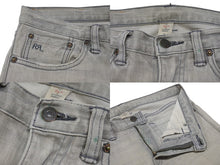 Load image into Gallery viewer, RRL ダブルアールエル デニムパンツ RRL Skinny Fit Japan Woven Selvedge Denim フェード グレー 27 21599 美品 中古 4b006775