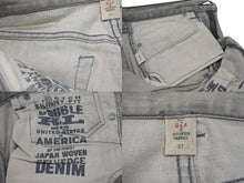 Load image into Gallery viewer, RRL ダブルアールエル デニムパンツ RRL Skinny Fit Japan Woven Selvedge Denim フェード グレー 27 21599 美品 中古 4b006775