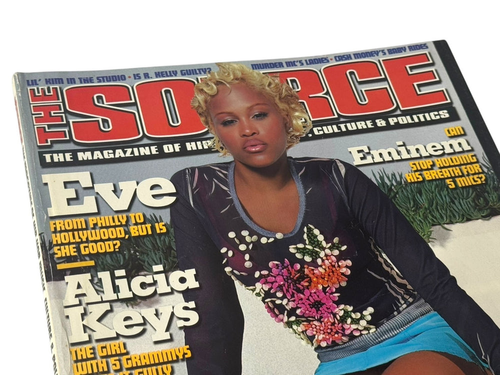 SOURCE ソース マガジン HIPHOP 雑誌 本 2002年 8月号 EVE EMIINEM ALICIA KEYS 美品 中古 4b006793