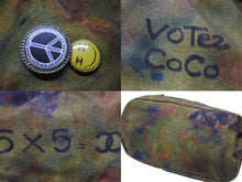 Load image into Gallery viewer, 極美品 CHANEL シャネル エンブロイダリー グラフィティ がま口 ハンドバッグ カーキ A92791 アンティークシルバー金具 中古 4b006808