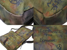 画像をギャラリービューアに読み込む, 極美品 CHANEL シャネル エンブロイダリー グラフィティ ショルダーバッグ A92789 ココマーク 21番台 カーキ 中古 4b006809