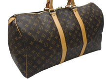 画像をギャラリービューアに読み込む, 極美品 LOUIS VUITTON ルイヴィトン キーポル50 ボストンバッグ M41426 モノグラムキャンバス ブラウン ゴールド金具 中古 4b006810