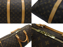 画像をギャラリービューアに読み込む, 極美品 LOUIS VUITTON ルイヴィトン キーポル50 ボストンバッグ M41426 モノグラムキャンバス ブラウン ゴールド金具 中古 4b006810