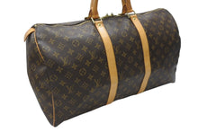 画像をギャラリービューアに読み込む, LOUIS VUITTON ルイヴィトン キーポル50 ボストンバッグ M41426 モノグラムキャンバス ブラウン ゴールド金具 美品 中古 4b006811