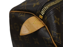 画像をギャラリービューアに読み込む, LOUIS VUITTON ルイヴィトン キーポル55 ボストンバッグ M41424 モノグラム PVC ヌメ革 ブラウン 美品 中古 4b006813