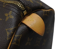 画像をギャラリービューアに読み込む, LOUIS VUITTON ルイヴィトン キーポル55 ボストンバッグ M41424 モノグラム PVC ヌメ革 ブラウン 美品 中古 4b006813