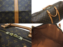 画像をギャラリービューアに読み込む, 極美品 LOUIS VUITTON ルイヴィトン キーポル60 ボストンバッグ M41422 モノグラム PVC レザー ブラウン 中古 4b006814