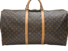 画像をギャラリービューアに読み込む, 極美品 LOUIS VUITTON ルイヴィトン キーポル60 ボストンバッグ M41422 モノグラム PVC レザー ブラウン 中古 4b006814