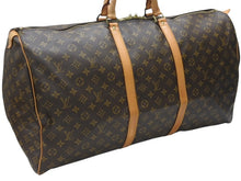 画像をギャラリービューアに読み込む, 極美品 LOUIS VUITTON ルイヴィトン キーポル60 ボストンバッグ M41422 モノグラム PVC レザー ブラウン 中古 4b006814