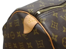 画像をギャラリービューアに読み込む, 極美品 LOUIS VUITTON ルイヴィトン キーポル60 ボストンバッグ M41422 モノグラム PVC レザー ブラウン 中古 4b006814